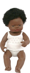 Miniland Doll - African Girl 38cm