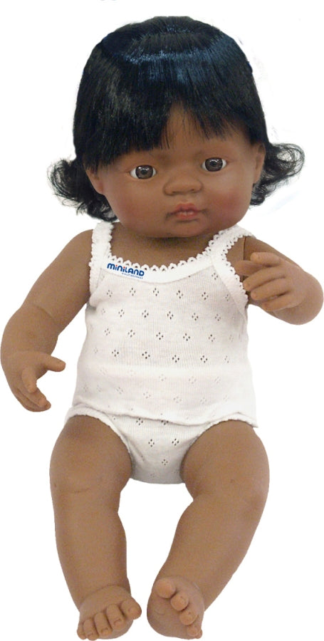 Miniland Doll - Latin Girl 38cm