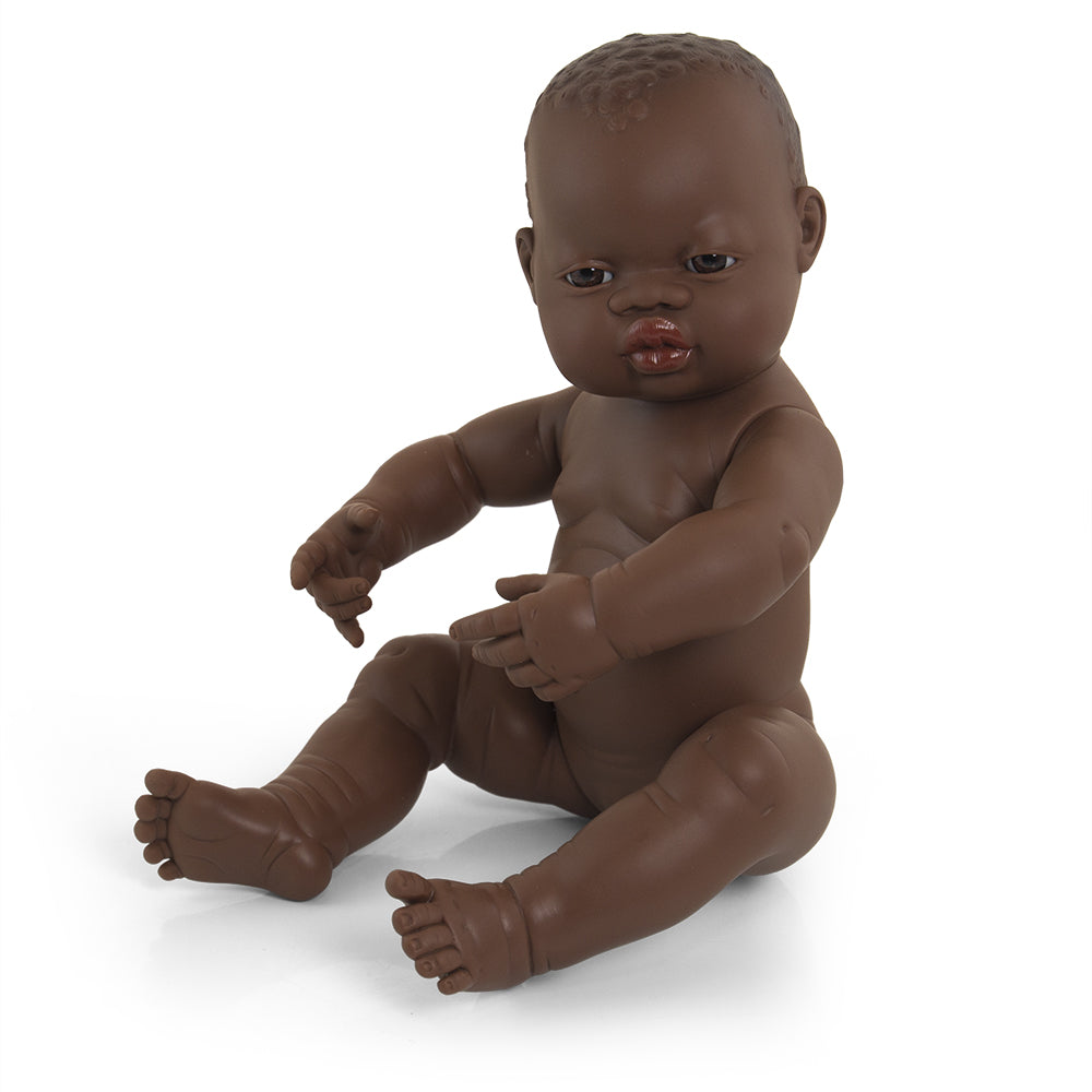 Miniland Newborn Doll African Girl - 40cm