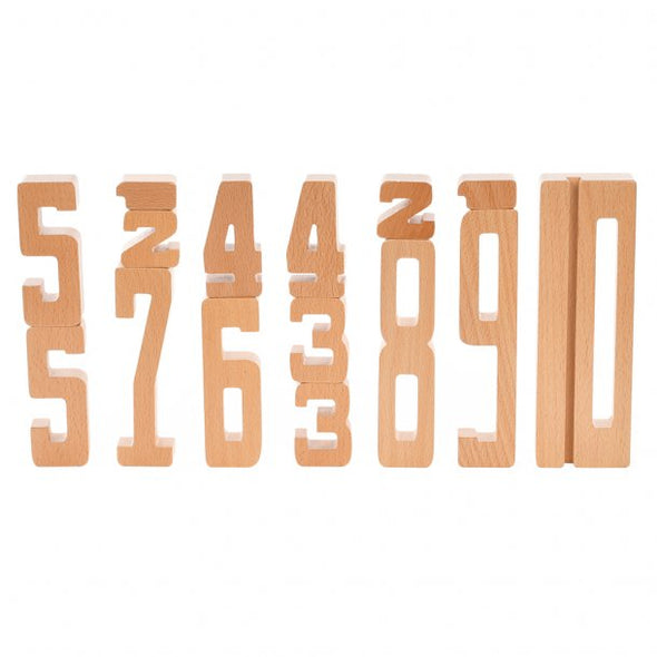 Astrup Wooden Educational Numbers, 15pc