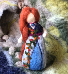 Wool Felt Forest Doll