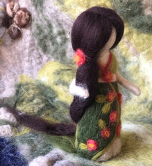 Wool Felt Forest Doll
