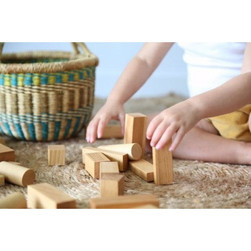 Wooden Story Blocks Natural - 30 Pieces