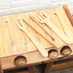 Wooden Portable BBQ