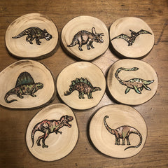 Dinosaur Wooden Rounds