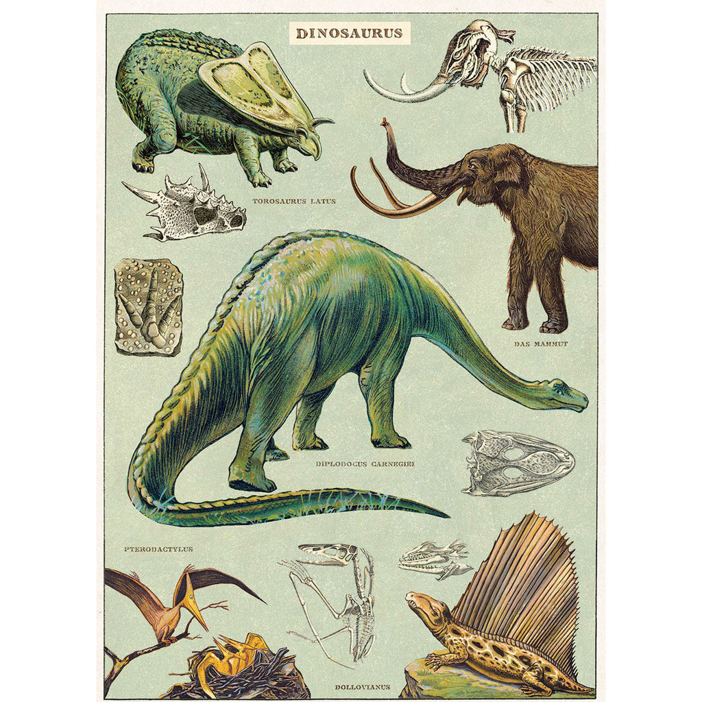 Vintage Poster Dinosaurs