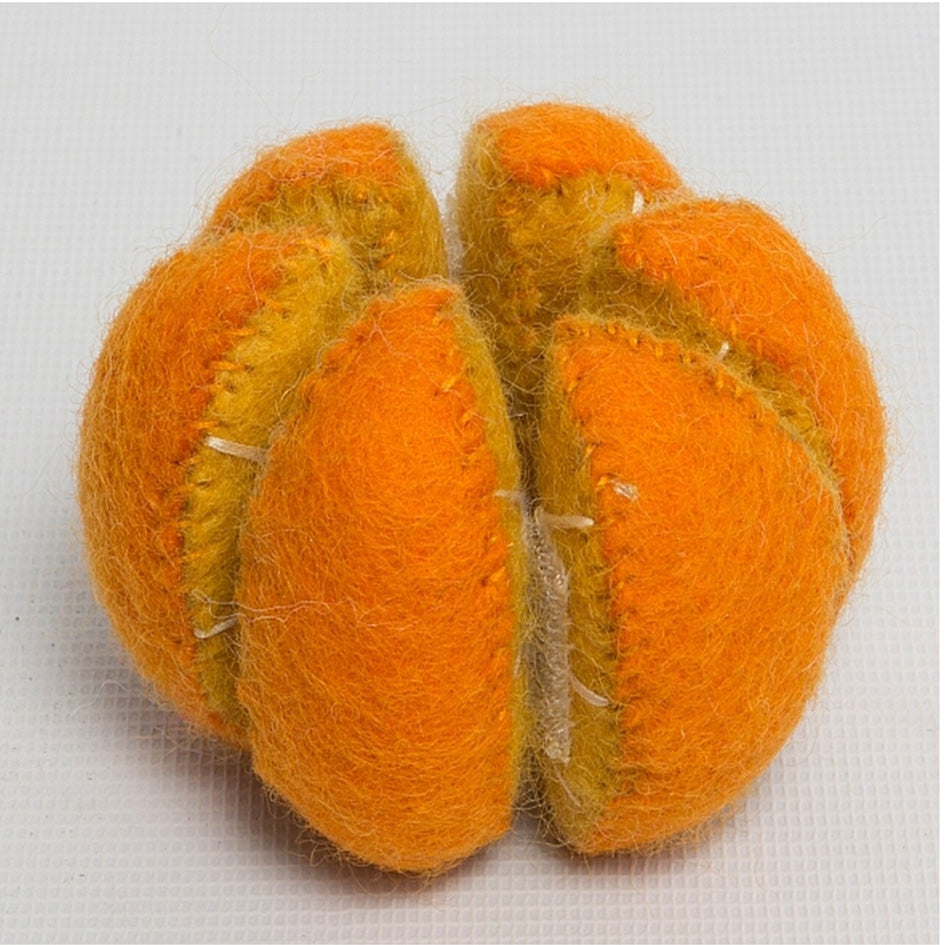 Felt Orange Segmented