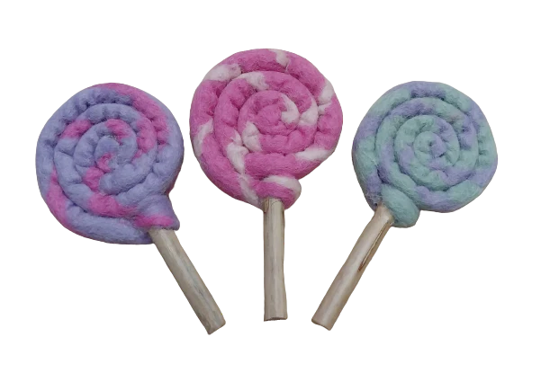 Petit Felt Treats - lollipops