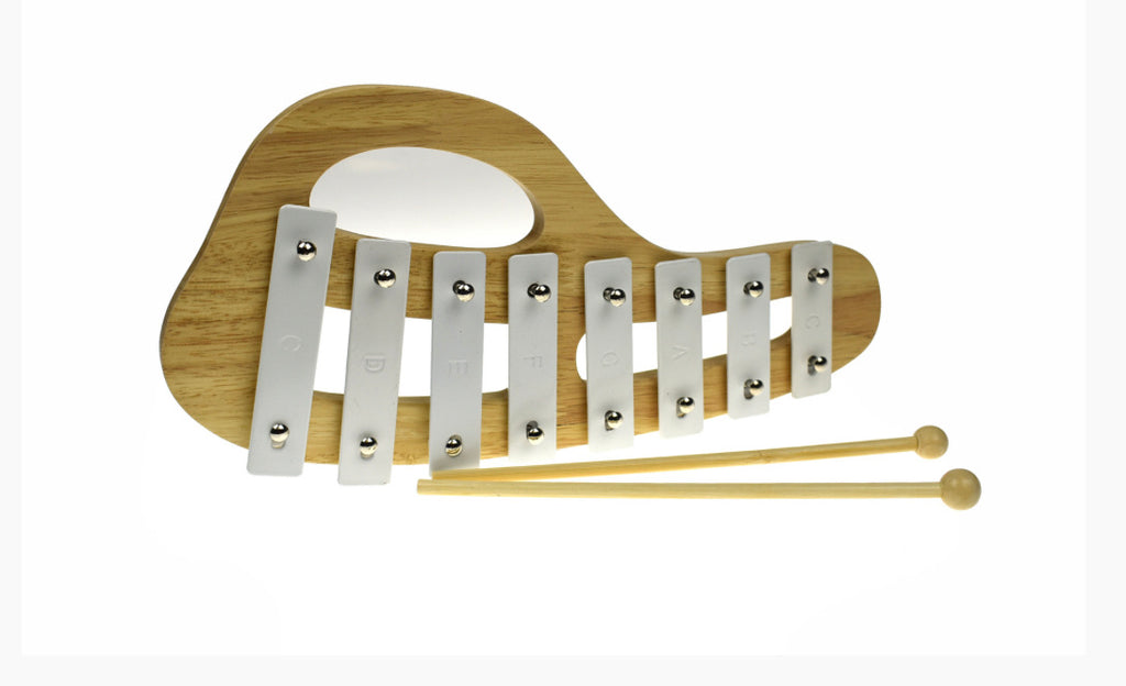 Classic Calm Wooden Xylophone Casper White