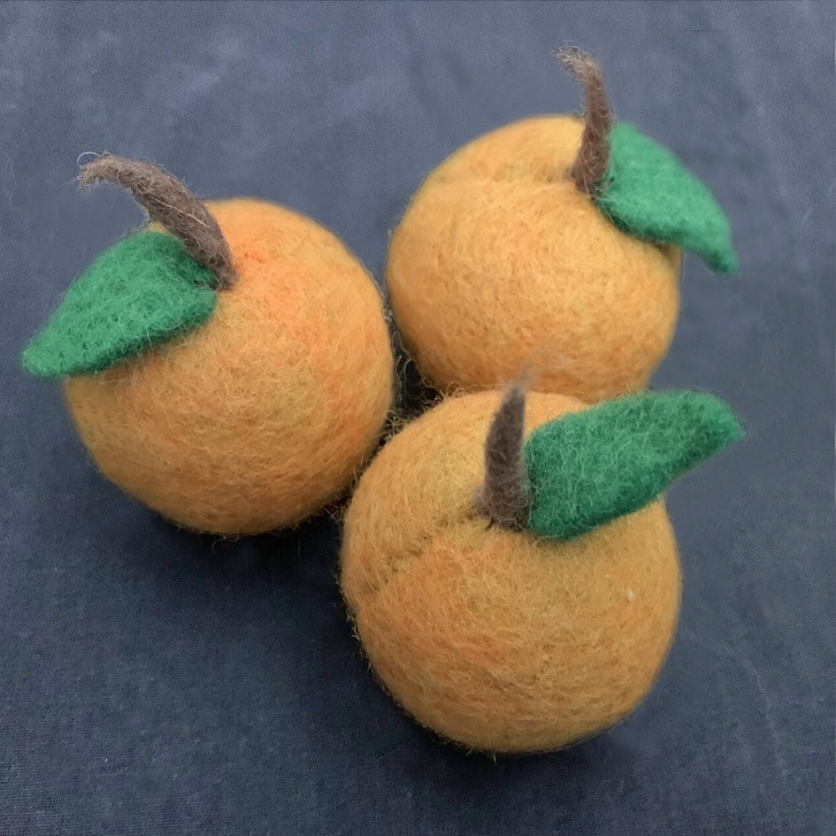 Felt Apricots